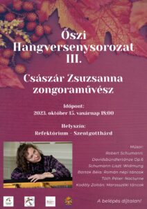 Read more about the article Őszi hangversenysorozat III.