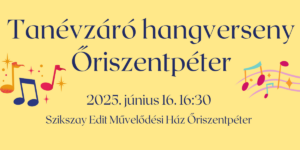 Read more about the article Tanévzáró hangverseny Őriszentpéteren