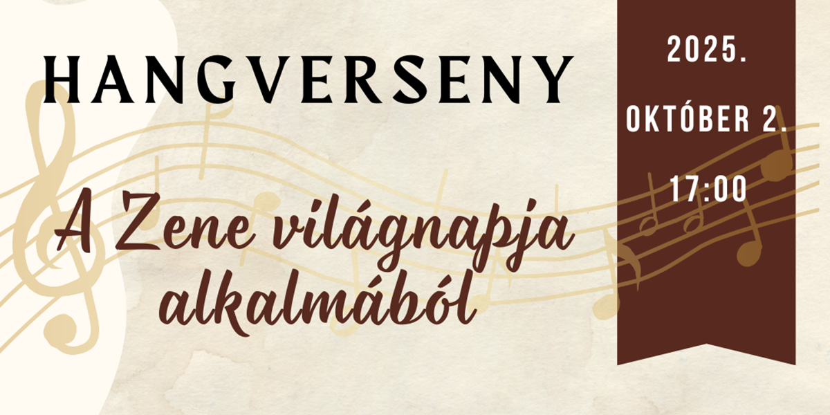 Read more about the article Hangverseny